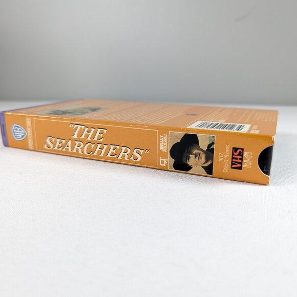 3/$15 Vintage VHS tape THE SEARCHERS with John Wayne, John Ford 1956 movie - Picture 2 of 4
